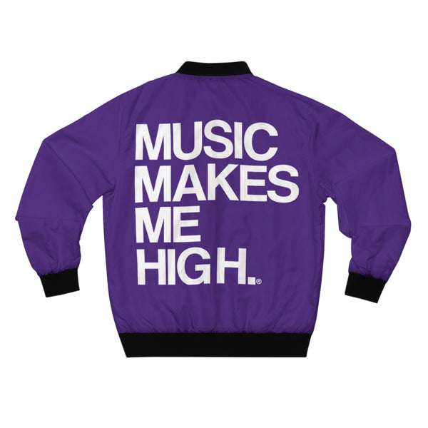 MMMH Bomber Jacket: Purple | White Lettering