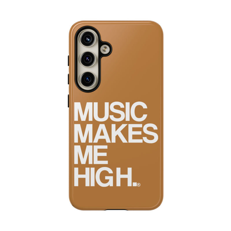 MMMH Classic Phone Case: Light Brown | White