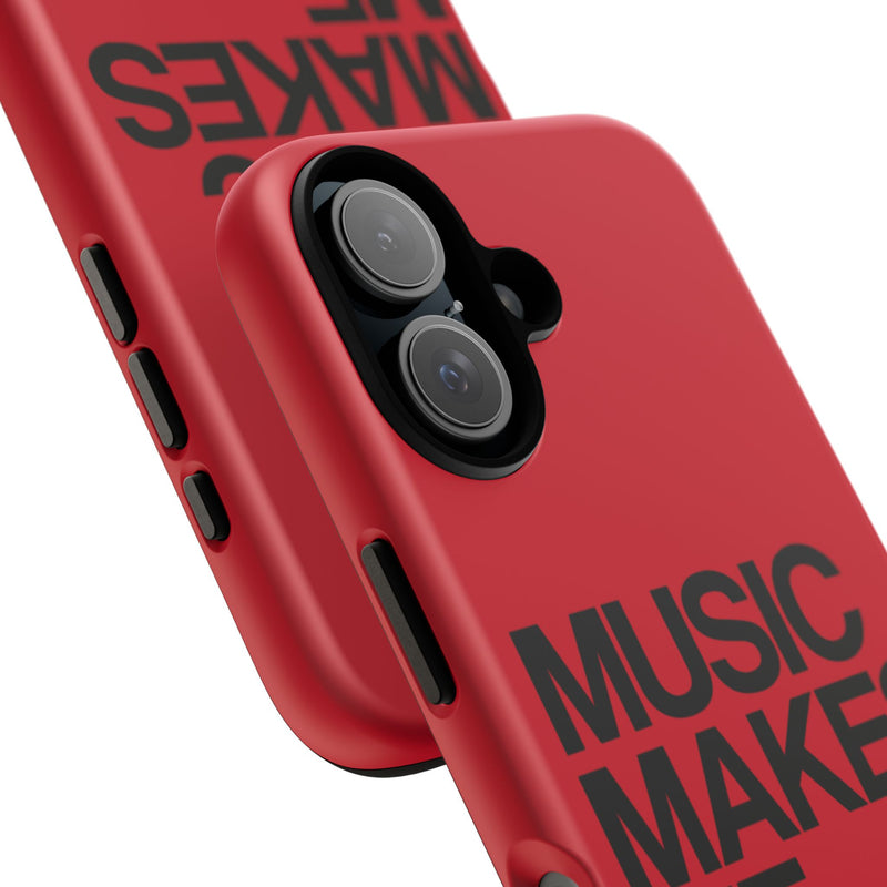 MMMH Classic Phone Case: Dark Red | Black