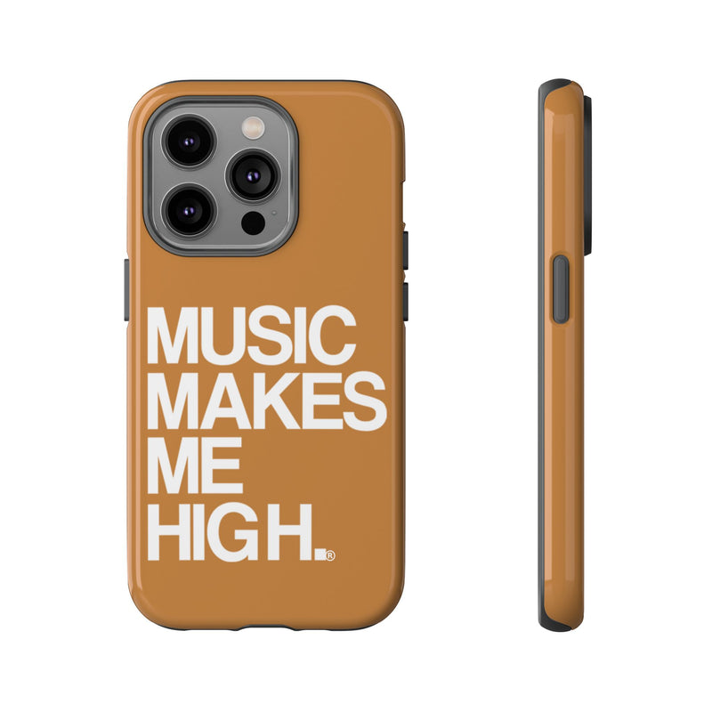 MMMH Classic Phone Case: Light Brown | White