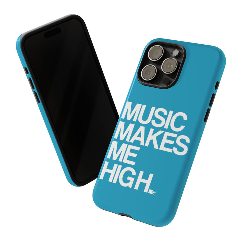 MMMH Classic Phone Case: Turquoise | White