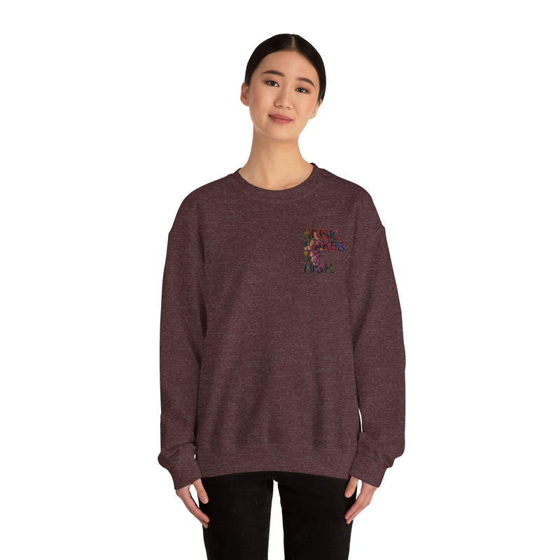 MMMH Unisex Sweatshirt: Heather Sport Dark Maroon | Floral