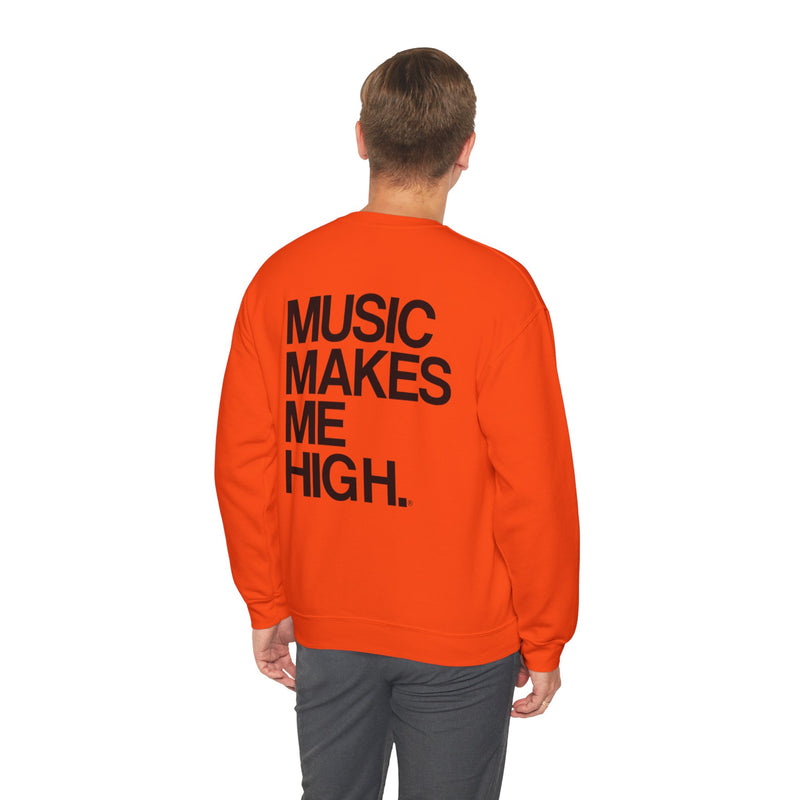 MMMH Unisex Sweatshirt: Orange | Black Lettering