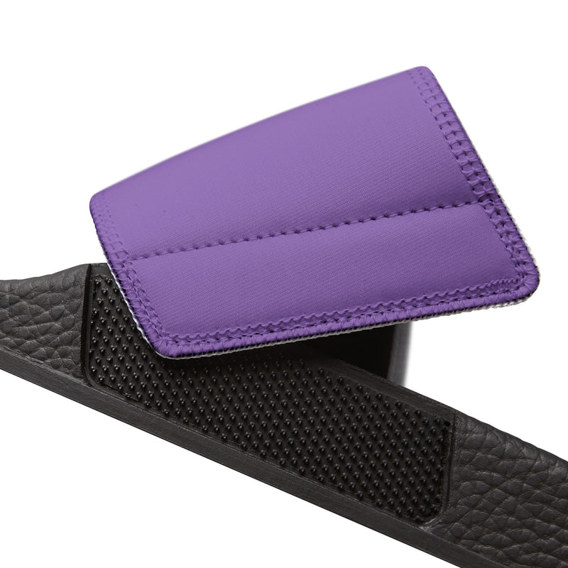 MMMH Unisex Slides: Light Purple/Black | Black