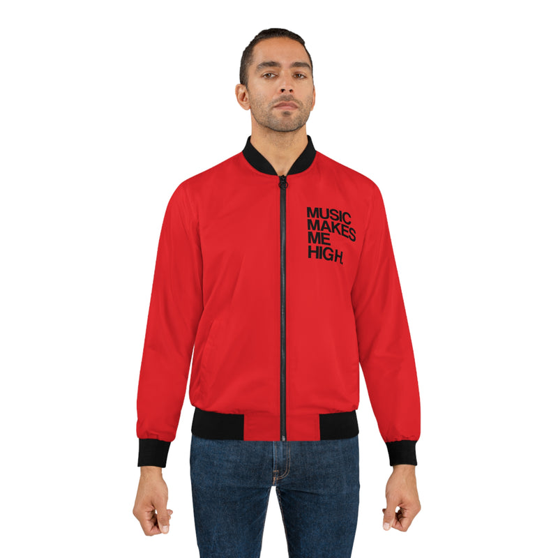 MMMH Bomber Jacket: Red | Black Lettering