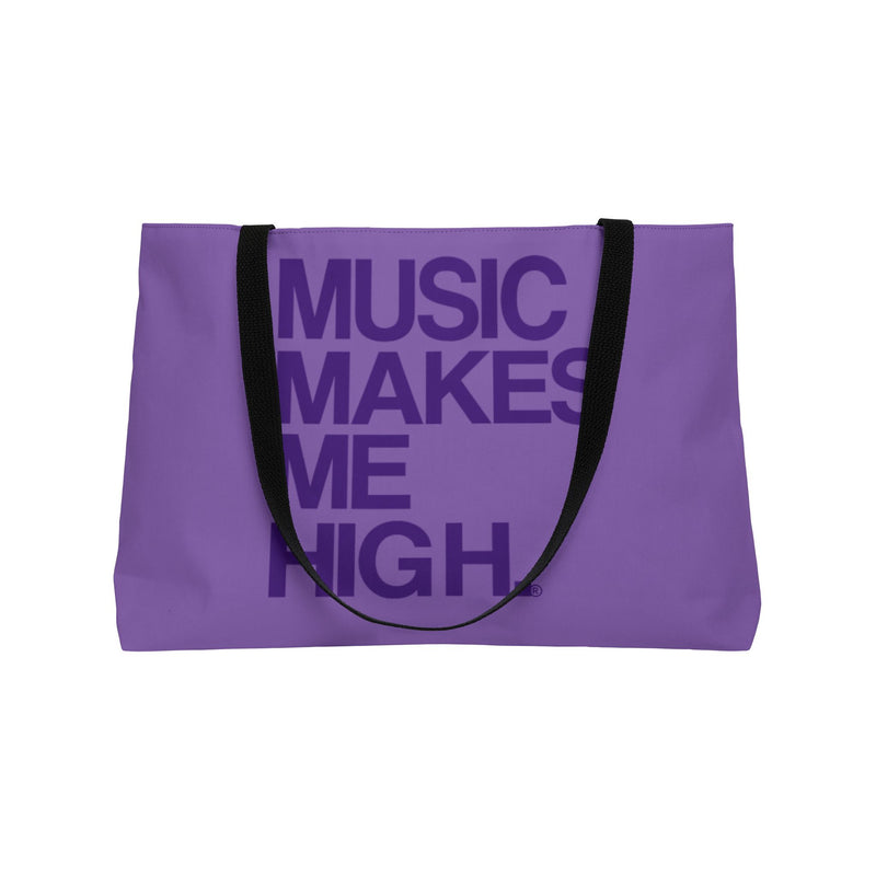 MMMH Weekender Bag (Black Handle): Light Purple | Purple