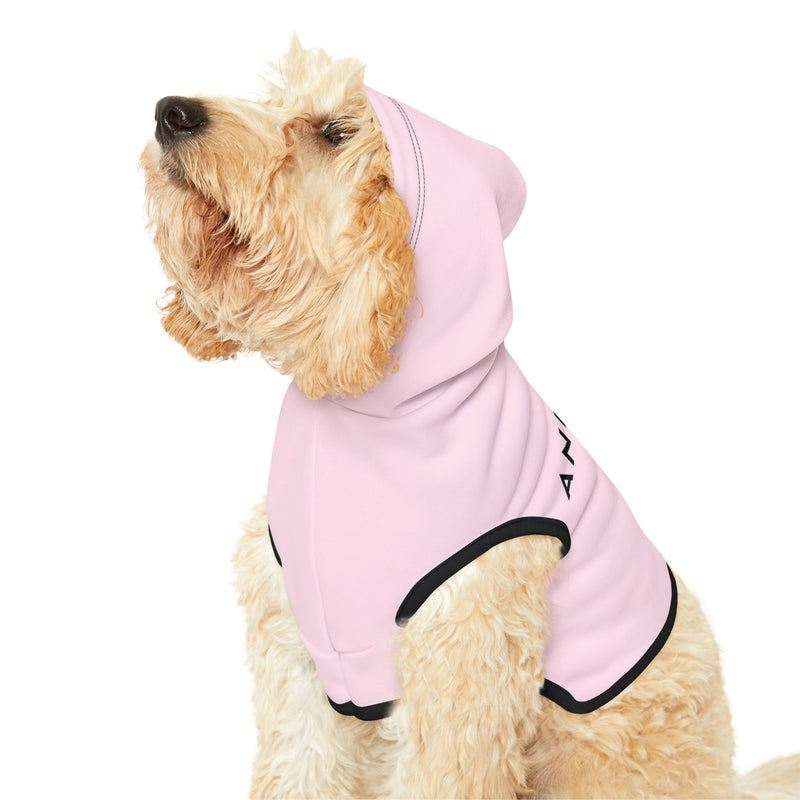 IJTT Pet Hoodie: AT Slash Black | Light Pink