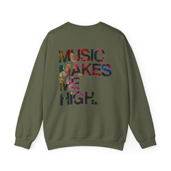 MMMH Unisex Sweatshirt: Military Green | Floral