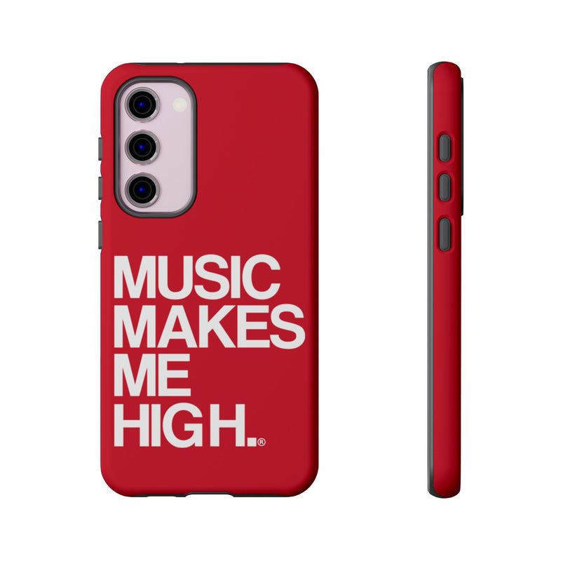 MMMH Classic Phone Case: Dark Red | White