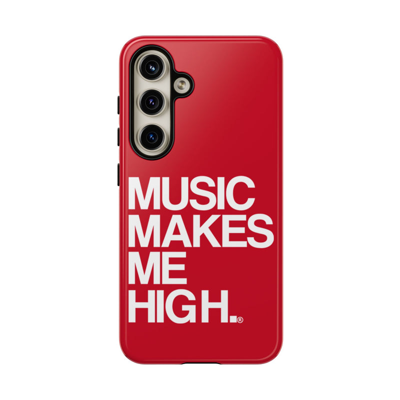 MMMH Classic Phone Case: Dark Red | White