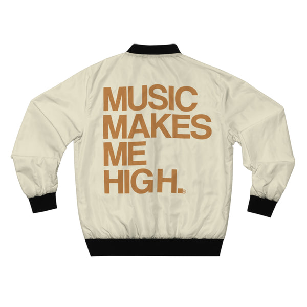 MMMH Unisex Bomber Jacket: Beige | Light Brown