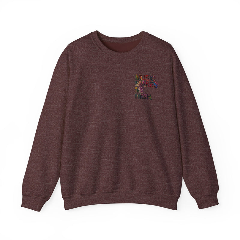 MMMH Unisex Sweatshirt: Heather Sport Dark Maroon | Floral