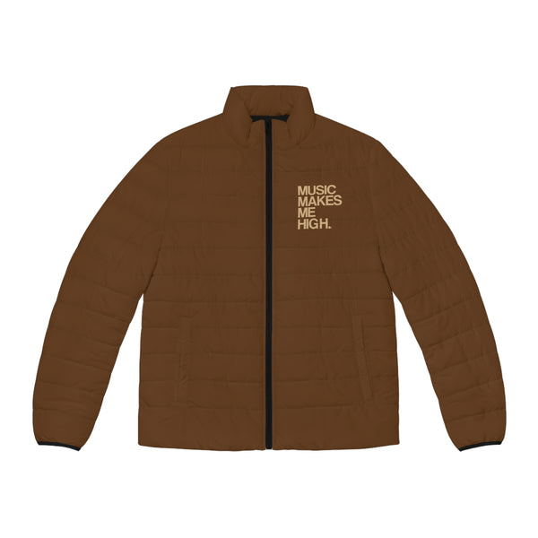 MMMH Men's Puffer Jacket: Brown | Tan