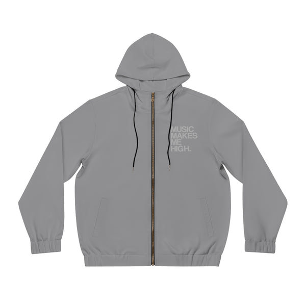 MMMH Unisex Zip Hoodie: Grey | Light Grey