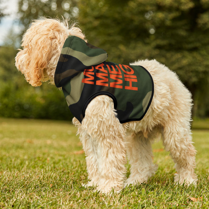 MMMH Pet Hoodie: Camo | Orange