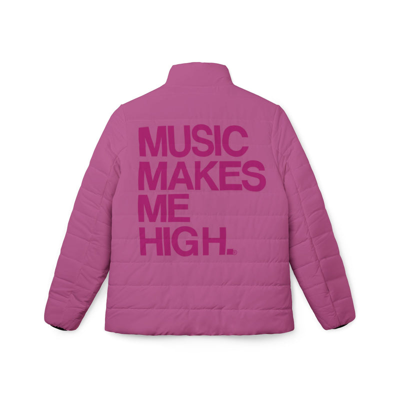 MMMH Women’s Puffer Jacket: Light Pink | Pink