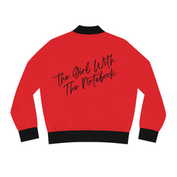 TGWTN Women's Bomber Jacket: Black | Red