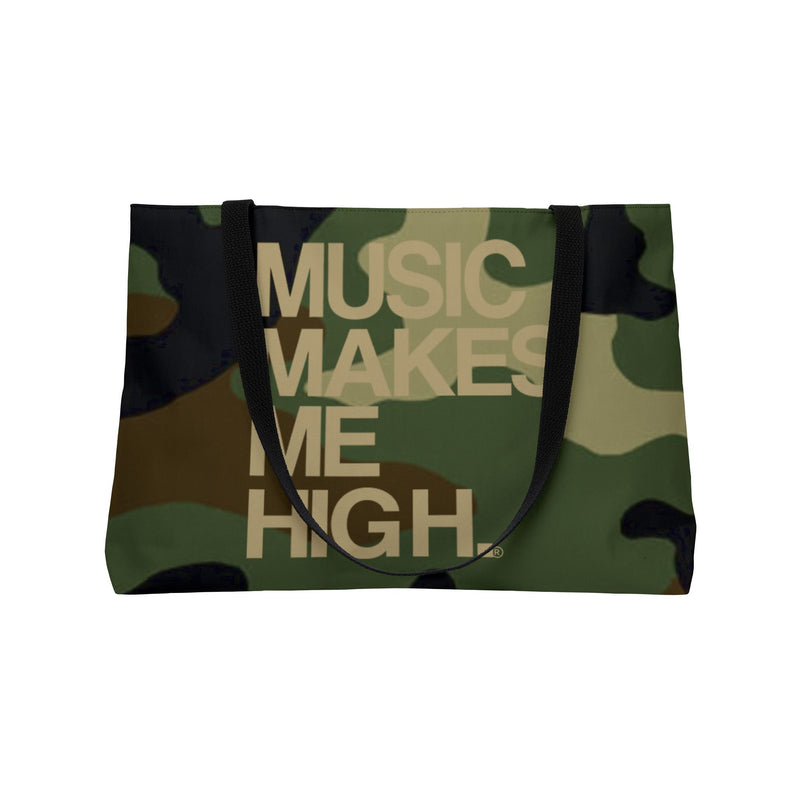 MMMH Weekender Bag (Black Handle): Camo | Gold