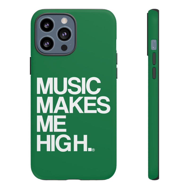 MMMH Classic Phone Case: Dark Green | White