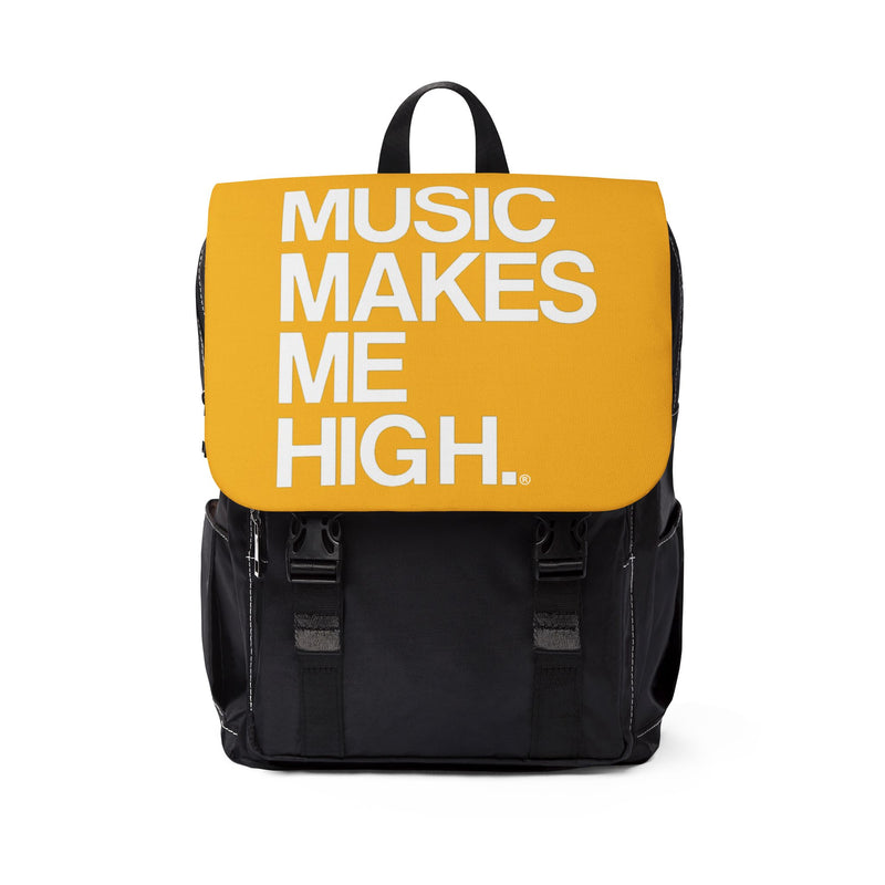 MMMH Backpack: Yellow | White Lettering