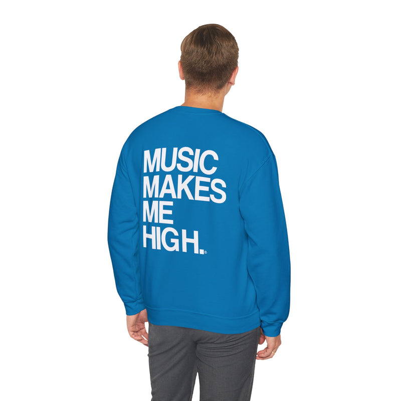 MMMH Unisex Sweatshirt: Sapphire | White Lettering