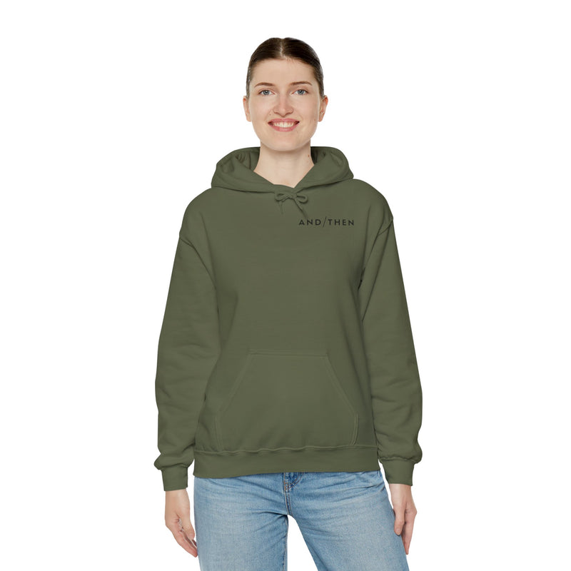 IJTT Unisex Hoodie: AT Slash Black | Army Green