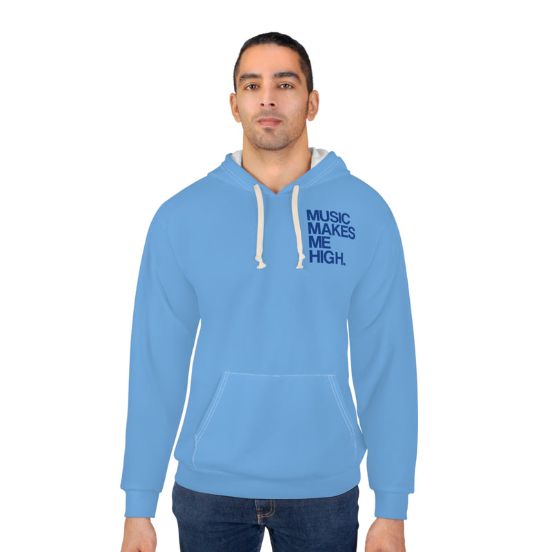 MMMH Unisex Hoodie: Light Blue | Dark Blue