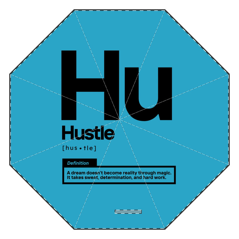 NOVL Umbrella: Hustle Black | Turquoise