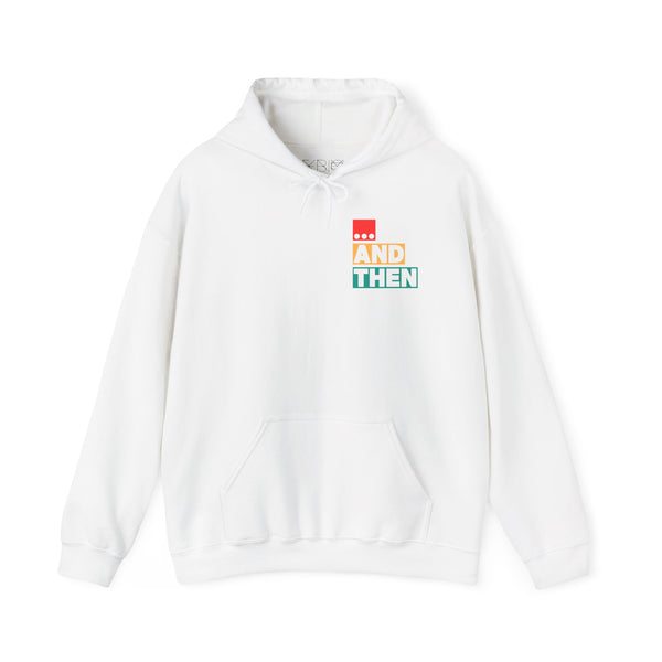 IJTT Unisex Hoodie: AT Block Multi/White | White