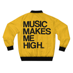 MMMH Bomber Jacket: Yellow | Black Lettering