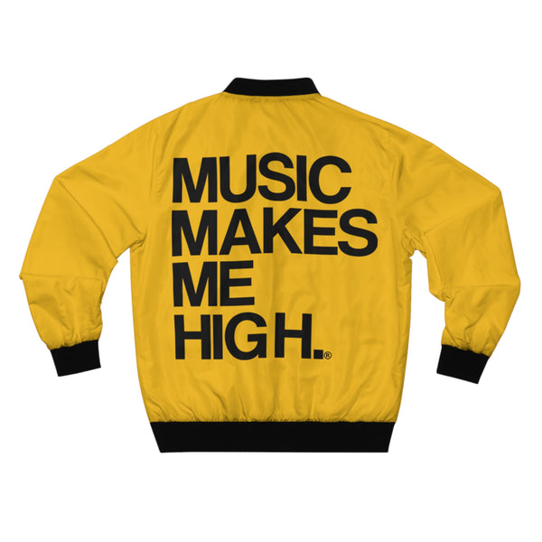 MMMH Unisex Bomber Jacket: Yellow | Black