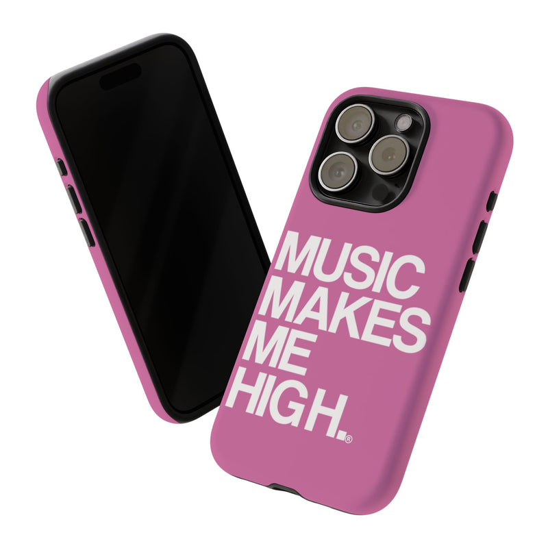 MMMH Classic Phone Case: Light Pink | White