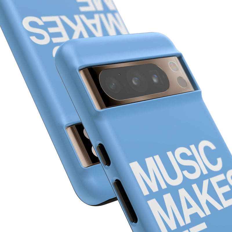 MMMH Classic Phone Case: Light Blue | White