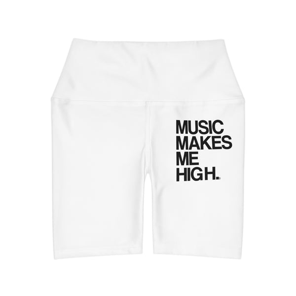 MMMH Yoga Shorts: White | Black