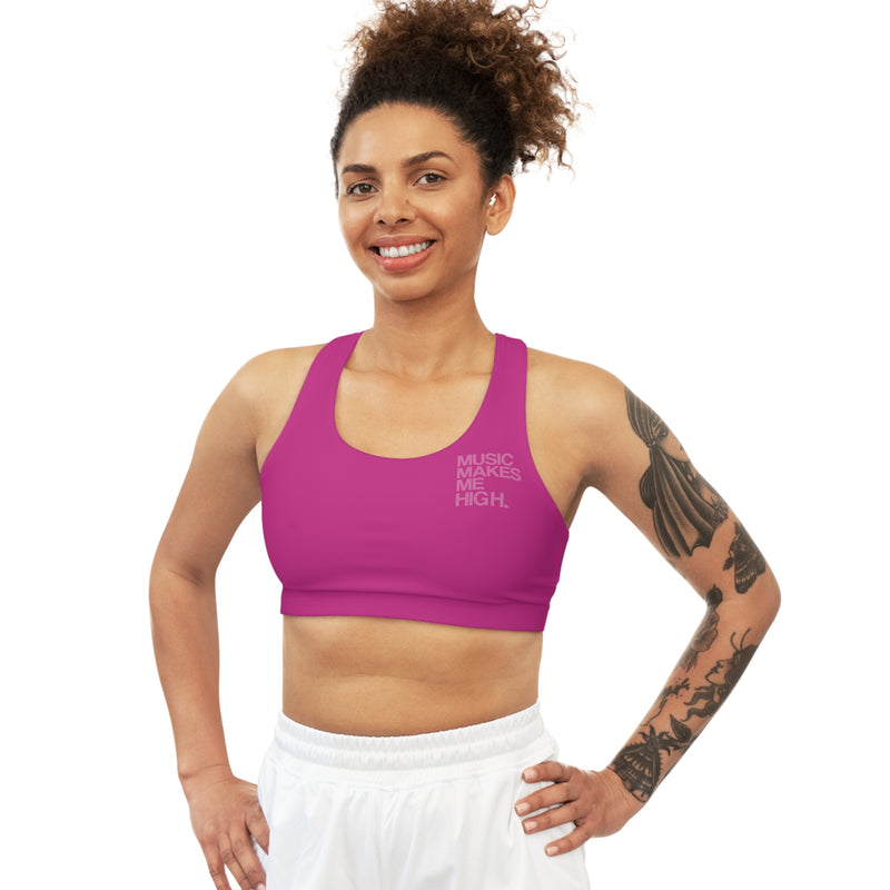 MMMH Sports Bra: Pink | Light Pink