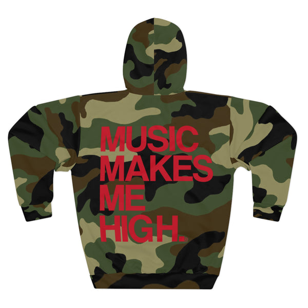 MMMH Unisex Hoodie: Camo | Red