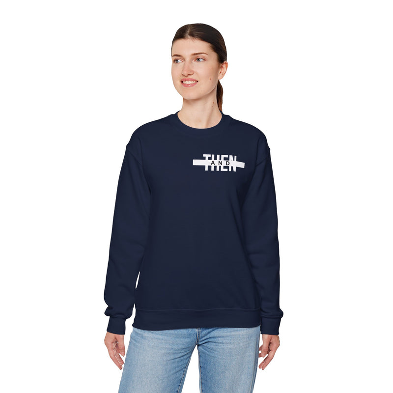 IJTT Unisex Sweatshirt: AT Strike White | Navy