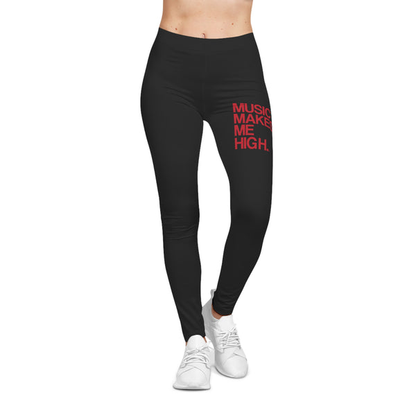 MMMH Leggings: Black | Red