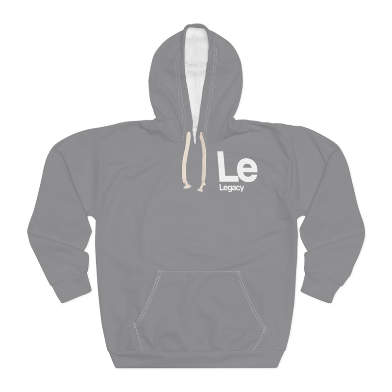 NOVL Unisex Hoodie: Legacy Grey | White