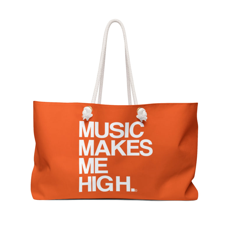 MMMH Weekender Bag (Rope Handle): Orange | White