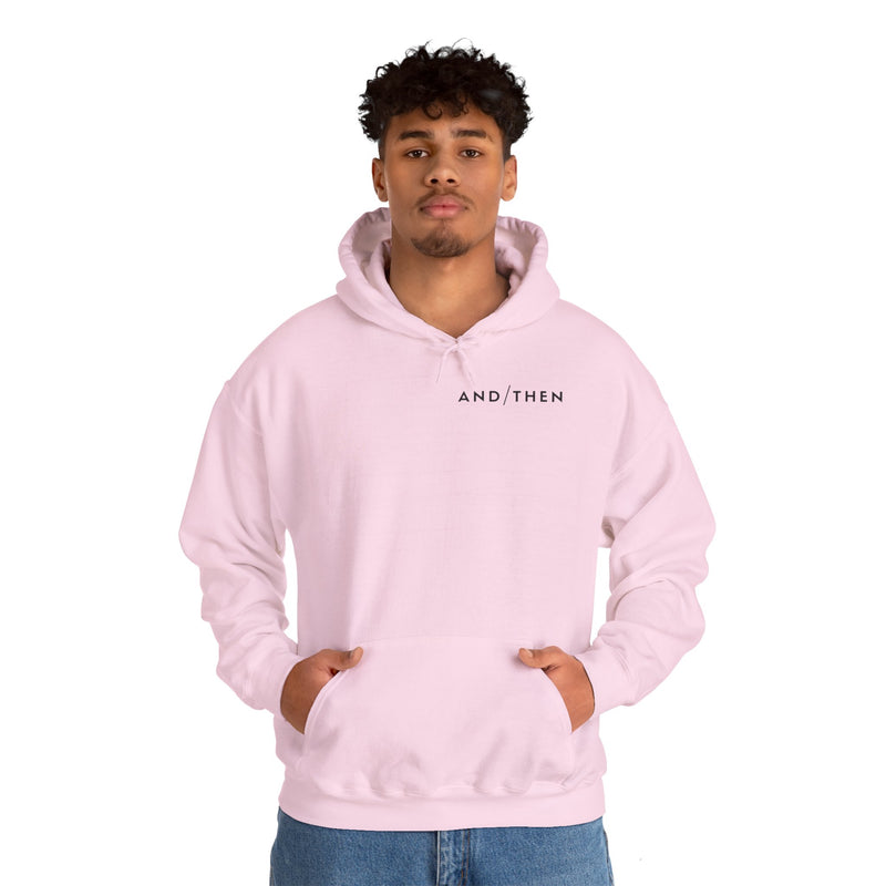 IJTT Unisex Hoodie: AT Slash Black | Light Pink