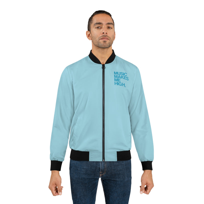 MMMH Unisex Bomber Jacket: Light Turquoise | Turquoise