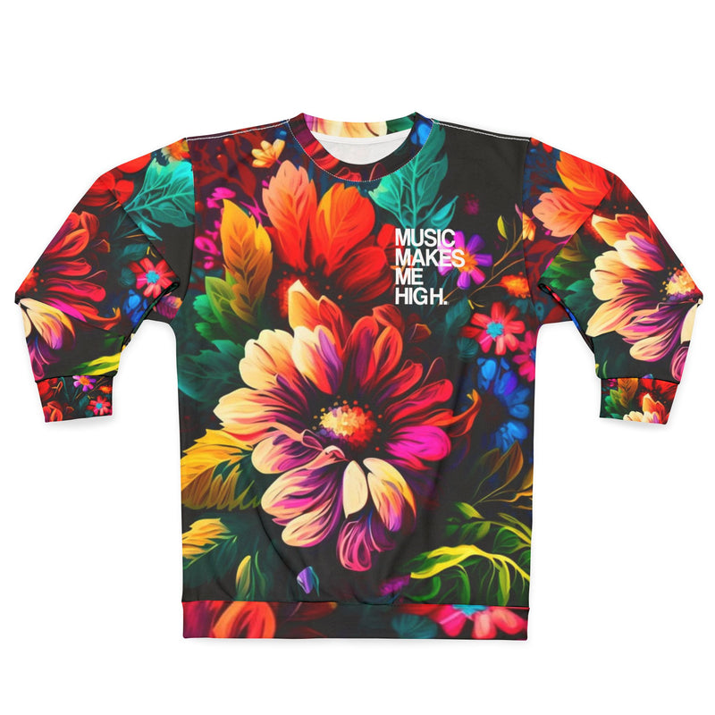 MMMH Unisex Sweatshirt: Floral | White