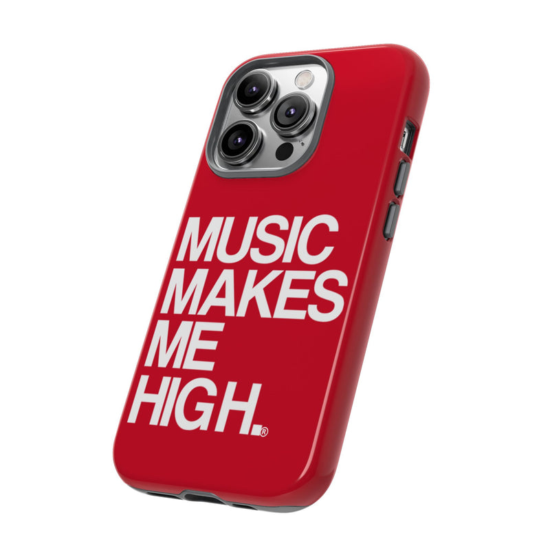 MMMH Classic Phone Case: Dark Red | White