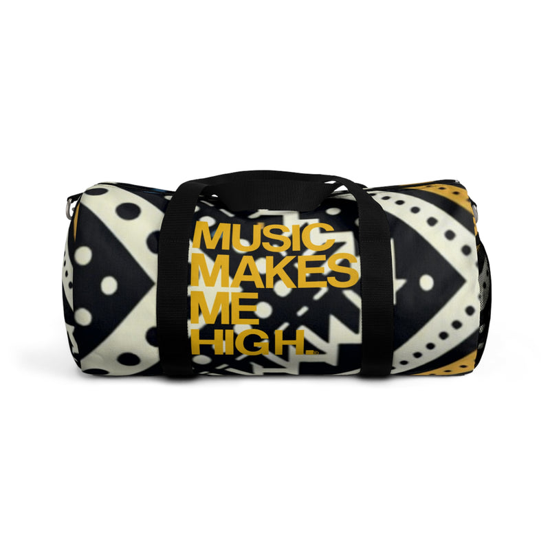 MMMH Duffel Bag: Black Abstract | Yellow