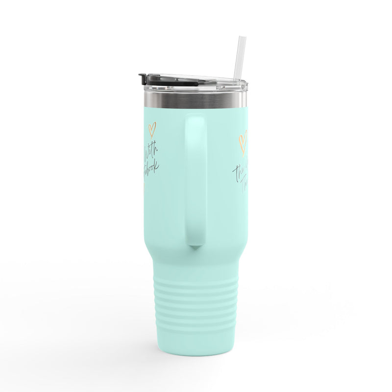 TGWTN Insulated Mug: Brown/Black | Teal