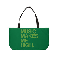 MMMH Weekender Bag (Black Handle): Dark Green | Green