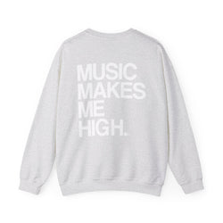 MMMH Unisex Sweatshirt: Ash | White Lettering