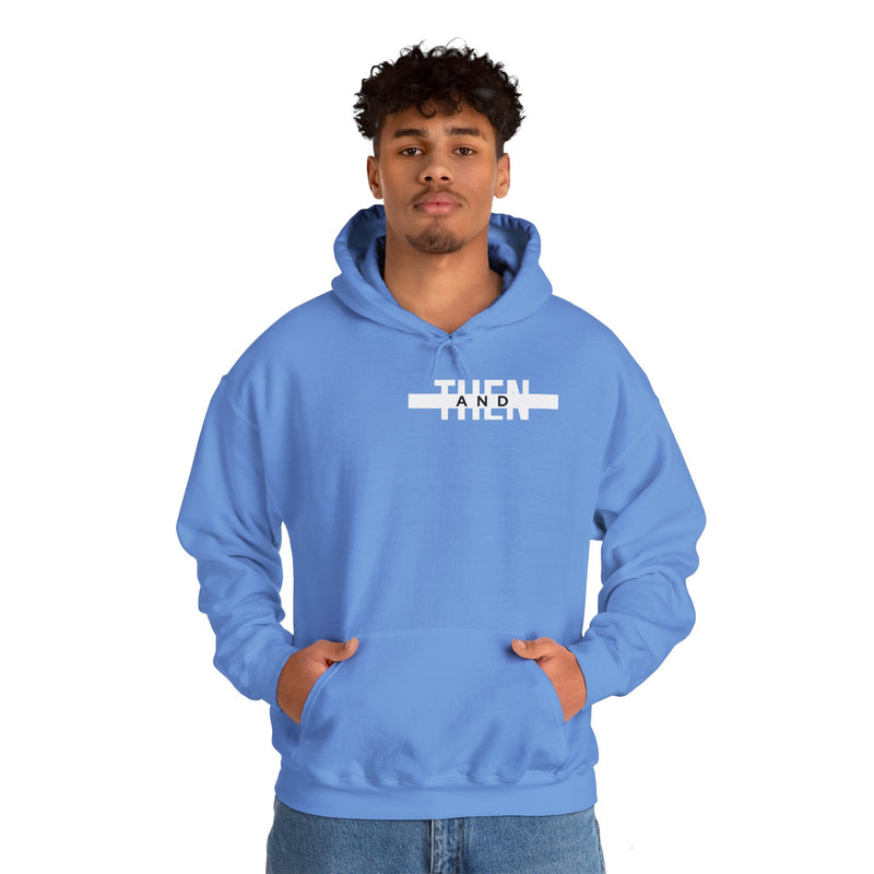 IJTT Unisex Hoodie: AT Strike White | Carolina Blue