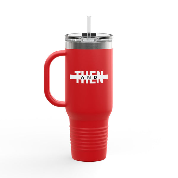 IJTT Insulated Mug: At Strike White | Red